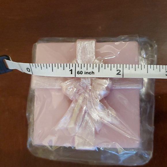 4x Candle with holder 2" pink - Picture 4 of 4